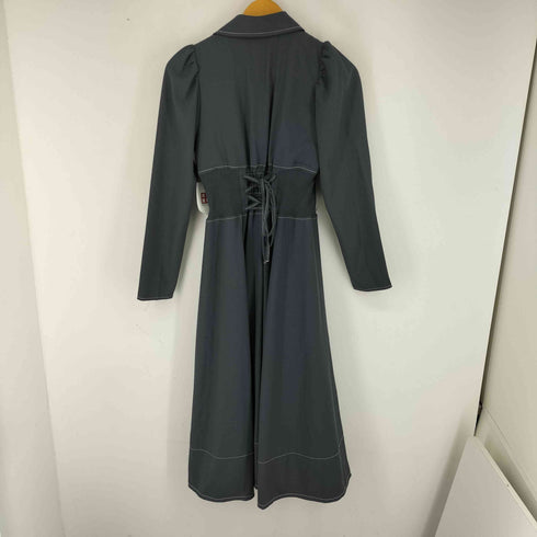 アンドクチュール And Couture エスト リブ フロント ジップ ワンピース レディース