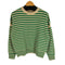 ビームスボーイ BEAMS BOY 22AW 7ゲージ ボーダー クルーネック ニット レディース