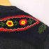 イタリア製 花柄 刺繍 ラメ ウール カーディガン レディース import:S