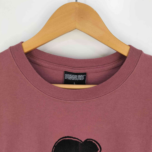ピーナッツ PEANUTS キャラクタープリント クルーネック Tシャツ メンズ import:L