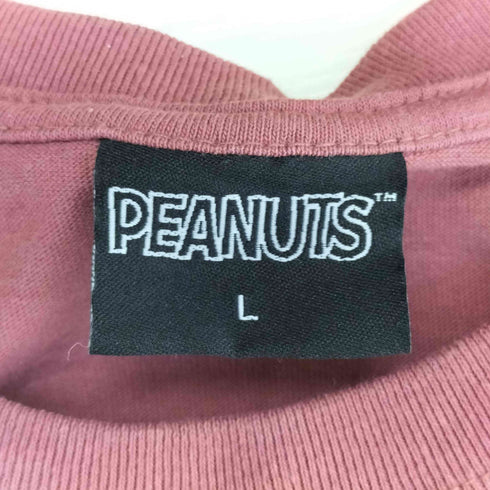 ピーナッツ PEANUTS キャラクタープリント クルーネック Tシャツ メンズ import:L