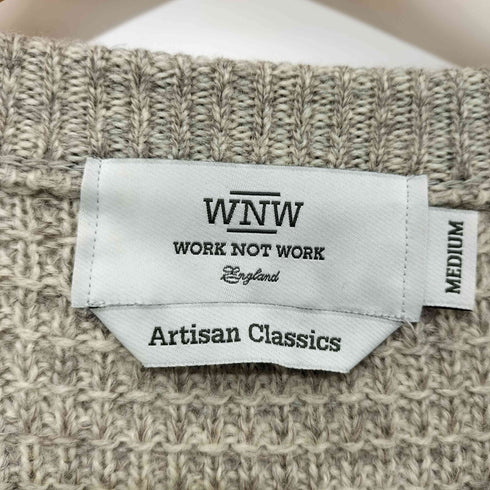 WORK NOT WORK ウール混 クルーネック L/S ニット メンズ JPN:M