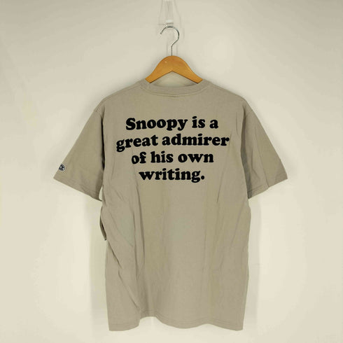 ピーナッツ PEANUTS キャラクタープリント クルーネック Tシャツ メンズ import:L