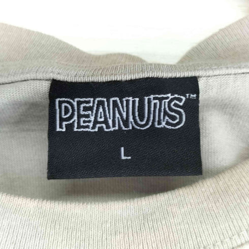 ピーナッツ PEANUTS キャラクタープリント クルーネック Tシャツ メンズ import:L