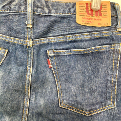 アーバンリサーチ URBAN RESEARCH MADE IN JAPAN テーパードデニムパンツ メンズ W33 L34