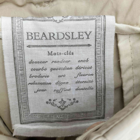 ビアズリー BEARDSLEY ピュアコットン タックロングパンツ レディース FREE