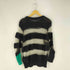 ディーゼル DIESEL ボーダー モヘア混 生地 切替 シアーニット レディース import:XS