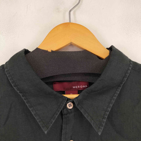メローナ MERONA リネン100% L/S シャツ メンズ JPN:XL