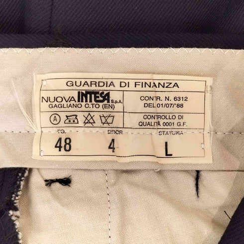 GUARDIA DI FINANZA タックイン スラックスパンツ メンズ 48