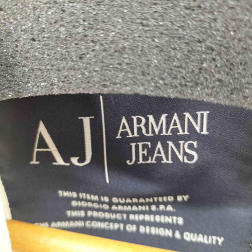 アルマーニジーンズ ARMANI JEANS フロントロゴ ナイロンジャケット フード内蔵 メンズ import:S