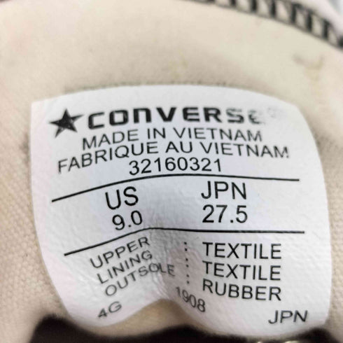 コンバース CONVERSE CANVAS ALL STAR OX メンズ JPN:27.5