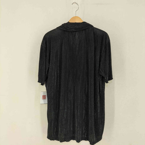 DANGEROUS WILLIE MADE IN USA ラメ入りプリーツS/Sシャツ メンズ import:L