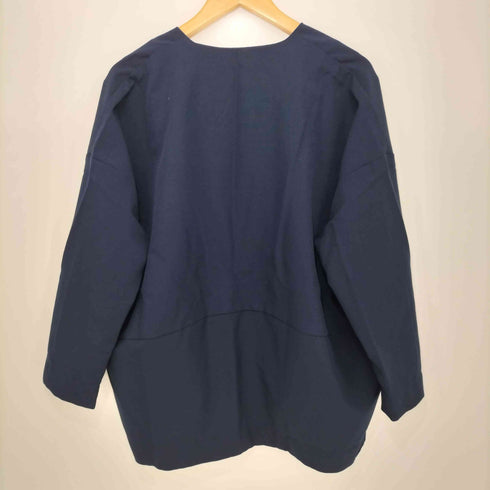 サマンサモスモスブルー Samansa Mos2 blue ノーカラージャケット セットアップ レディース FREE