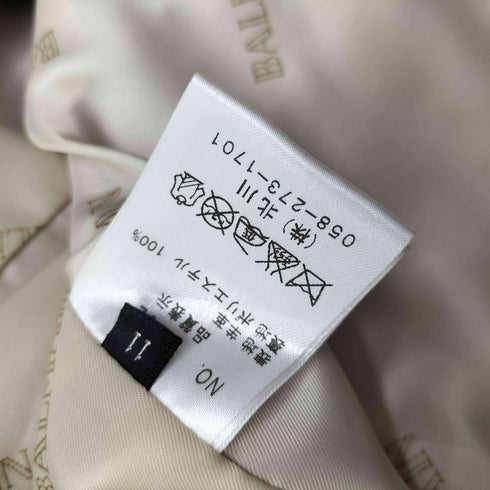 バルマンパリ BALMAIN PARIS シープレザー スタンドネック ジャケット レディース 11