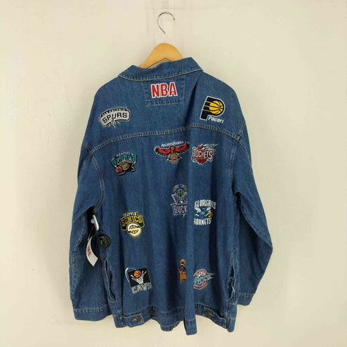 unk NBA チーム刺繍 デニムジャケット メンズ XXXL