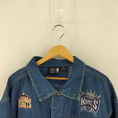 unk NBA チーム刺繍 デニムジャケット メンズ XXXL
