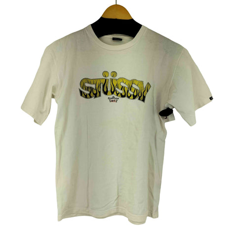 ステューシー Stussy 90s USA製 OLD CUSTOMADE クルーネックTシャツ メンズ NO2