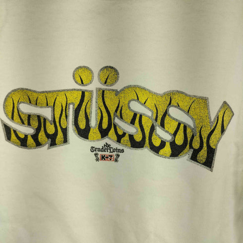 ステューシー Stussy 90s USA製 OLD CUSTOMADE クルーネックTシャツ メンズ NO2