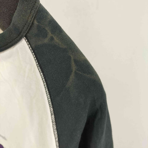 ステューシー Stussy 00s ワールドツアー 両面 グラフィックプリントラグランTシャツ 七分袖 メンズ JPN:M