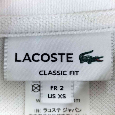 ラコステ LACOSTE ボディーサイズBIGポロシャツ メンズ import:XS