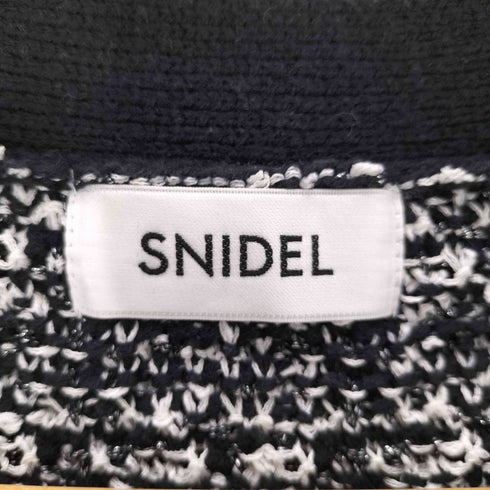 スナイデル snidel ニットツイードカーディガン レディース ONE SIZE