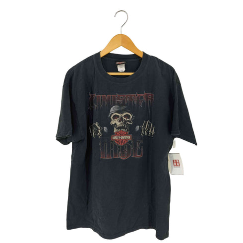 ハーレーダビッドソン HARLEY-DAVIDSON SINISTER BIKE 両面プリント クルーネックTシャツ メンズ JPN:L