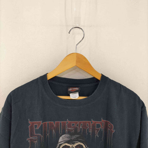 ハーレーダビッドソン HARLEY-DAVIDSON SINISTER BIKE 両面プリント クルーネックTシャツ メンズ JPN:L