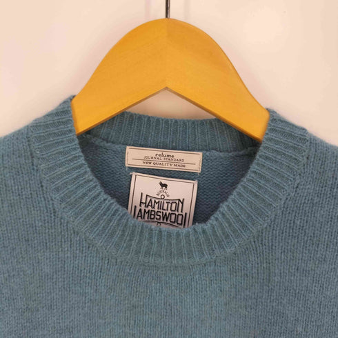 ジャーナルスタンダードレリューム JOURNAL STANDARD relume HAMILTON LAMBS WOOL ハミルトンラムウール クルーネックニット メンズ JPN:M