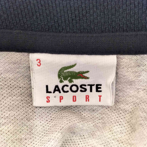 ラコステ LACOSTE ハーフジップ鹿の子シャツ メンズ JPN:3