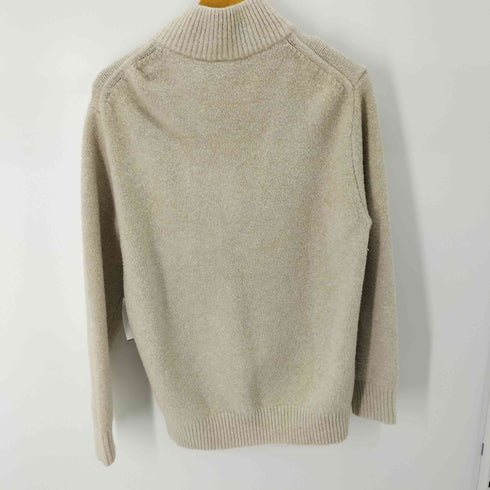 ユニクロ UNIQLO スフレヤーンハーフジップセーター メンズ JPN:L