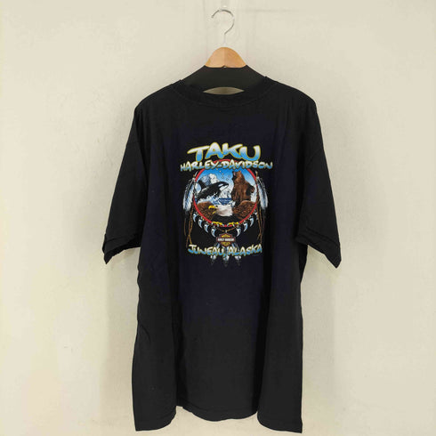 ハーレーダビッドソン HARLEY-DAVIDSON USA製 ALASKA 両面プリント クルーネックTシャツ メンズ 2X