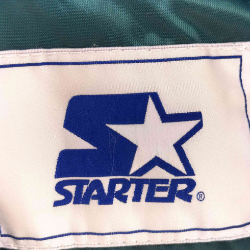 スターター STARTER チームロゴワッペン 裏地キルティング 袖切替 スタジアム ジャンパー スタジャン メンズ import:M