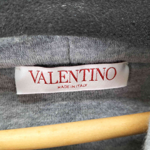 ヴァレンティノ Valentino 22AW cotton sweatshirt with logo patch 刺繍ロゴパッチパーカー メンズ JPN:L