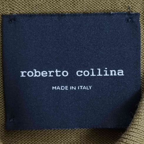ロベルトカヴァリ roberto cavalli Bshop別注 イタリア製 ハーフジップ コットンニット ポロシャツ メンズ import:M