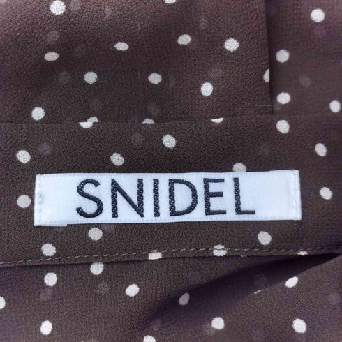 スナイデル snidel ボウタイドットシアーワンピース レディース JPN:1
