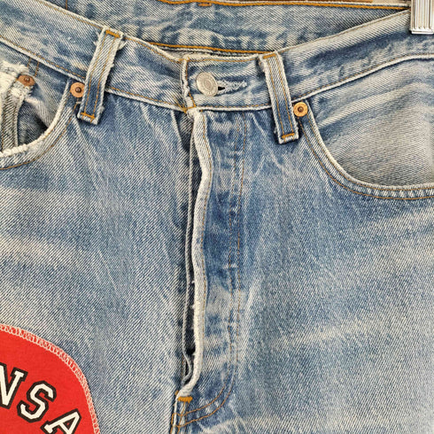 リーバイス Levis 90s USA製 501リメイクデニムパンツ メンズ 33/34