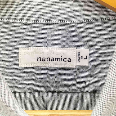 ナナミカ nanamica Button Down Wind H/S Shirt ボタンダウンウインドハーフスリーブシャツ メンズ JPN:L