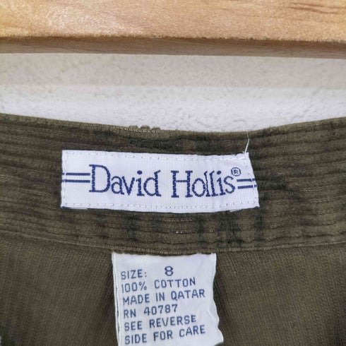 DAVID HOLLIS 2タック コーデュロイハーフパンツ レディース 8