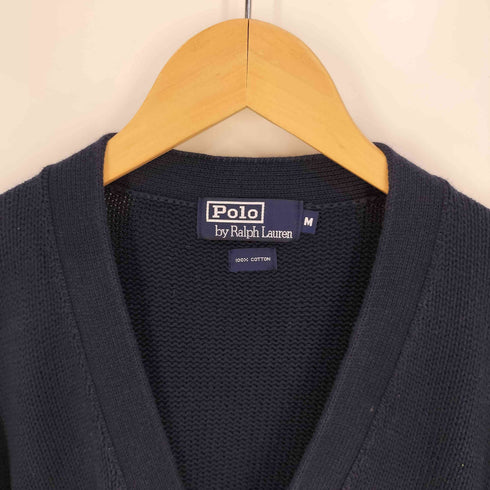 ポロバイラルフローレン Polo by RALPH LAUREN ポニー刺繍 コットンニット カーディガン メンズ import:M