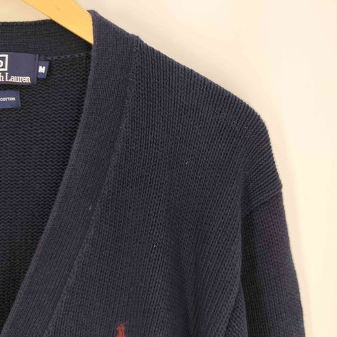 ポロバイラルフローレン Polo by RALPH LAUREN ポニー刺繍 コットンニット カーディガン メンズ import:M