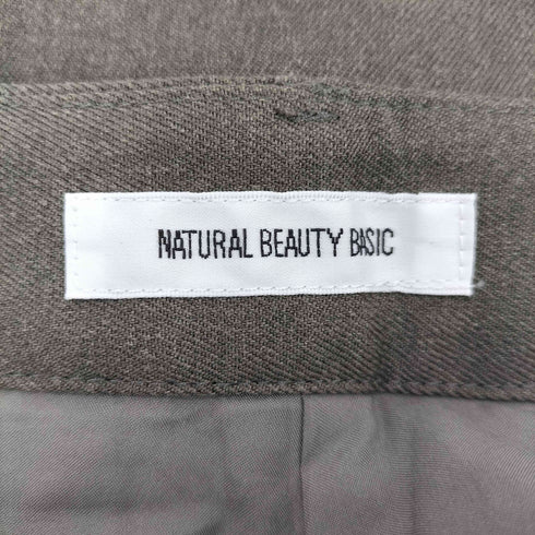 ナチュラルビューティーベーシック NATURAL BEAUTY BASIC ウーステッドライクツイル レディース JPN:S