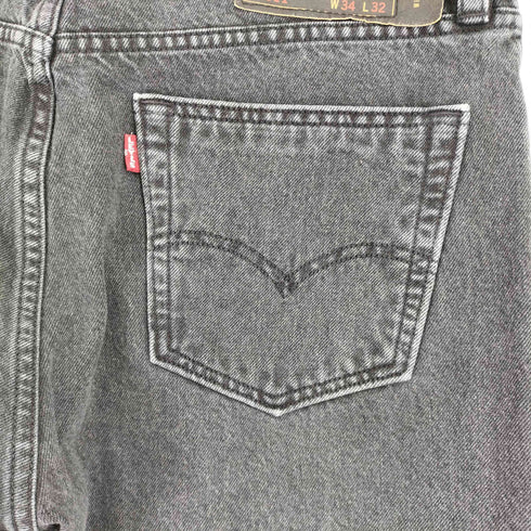 リーバイス Levis 511 SKATEBOARDING SKATE SLIM 5 POCKET S&E CHINA PEAK ブラックデニム 後染め メンズ 34/32