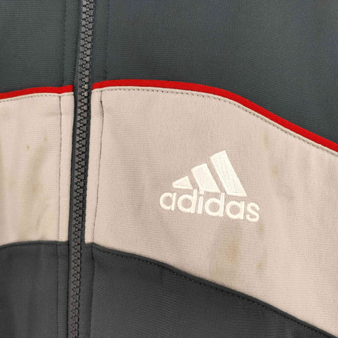 アディダス adidas 00S パフォーマンスロゴ刺繍 センター切り替え バイカラー トラックジャケット メンズ JPN:M