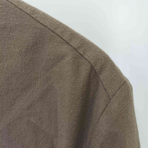 AG by EXPERIMENT ノーカラーハーフボタンコットンシャツワンピース レディース JPN:3