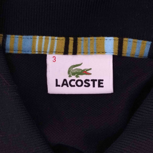 ラコステ LACOSTE 鹿の子切替ポロシャツ メンズ JPN:3