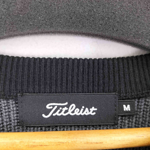 タイトリスト Titleist ストライプクルーネックニット メンズ JPN:M