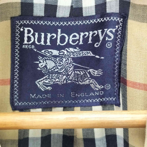 バーバリーズ BURBERRYS 70-80s小文字タグ 裏地ノバチェック トレンチコート メンズ
