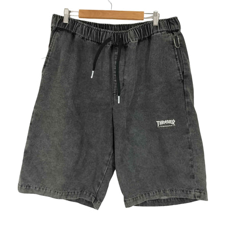 スラッシャー THRASHER カツラギデニムイージーハーフパンツ メンズ LL