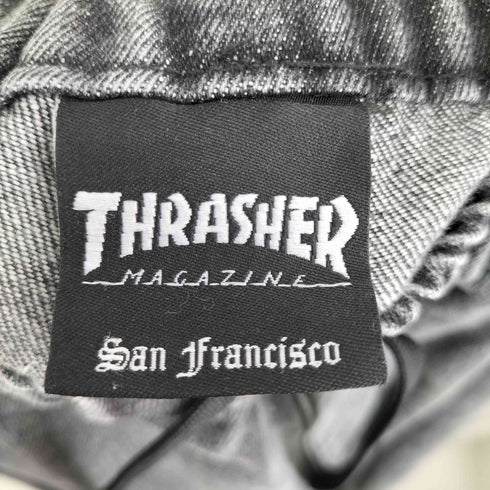スラッシャー THRASHER カツラギデニムイージーハーフパンツ メンズ LL