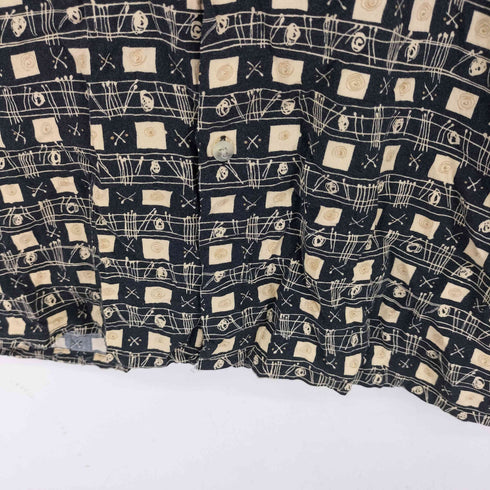 カンピアモダ CAMPIA MODA 総柄 S/S シャツ メンズ JPN:XL